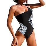 shesuseke Bikini Damen Set Sexy Swimsuit Zweiteiler Sets Sexy Badeanzug Bademode Badebekleidung Bikini High Waist Swimsuit Unterbrustband Swimsuit für Frauen