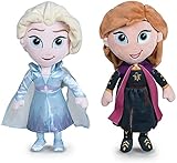 Disney - Frozen Pack 2 Plüsch 11'81'/30cm Prinzessinnen Die Eiskönigin - Völlig Unverfroren - ELSA + Anna Qualität super Soft