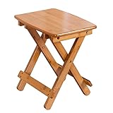 MAMINGBO Faltbarer Fußhocker Badhocker Tragbarer Outdoor Angelstuhl Kleine Bank Quadratischer Hocker Erwachsene Freizeit Hocker (Größe: 33 x 25 x 35 cm)