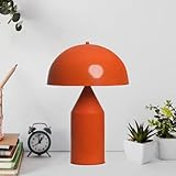 bamyum Tischlampe I Lipeo I Table Lamp Metall Orange Mushroom Lamp Pilz Lampe Nachttischlampe Tischleuchte Pilzlampe