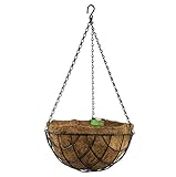 bellissa 1 Stück Hängeampel/Blumenampel – 97738 – Blumentopf – zum bepflanzen außen & innen – XXL – Hanging Basket inkl. Kokoseinsatz Ø55 cm