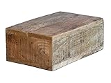 Woodkings® Wandboard mit Geheimfach Schublade Mangoholz rustikal braun farbig Wandregal Nachttisch