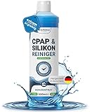 CPAP-Reiniger 500ml Konzentrat Silikonreiniger I CPAP Maskenreiniger Schlauchreiniger, Silikon, Kunststoff, Mapeau hochergiebig