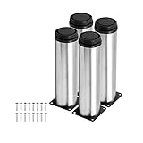 SetSailW 4 Stück Furniture Legs Möbel Erhöhung Verstellbar Bar Mit Hohem Fuß für Tabellen,schreibtische,DIY Möbel,Sofa,schränke Usw,450mm(17.71in)