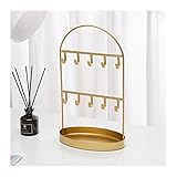 TONPOP Schmuckständer, Schmuckständer, gewölbte Schlüsselaufbewahrung, Veranda-Ornamente, hängende Uhr, Schmuckaufbewahrungsregal, Zuhause, Wohnzimmer, kreatives Präsentationsr