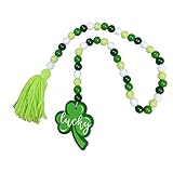 TDEOK Irisches Festival St. 's Day Lucky Quaste Perlen Anhänger Party DIY Eichhörnchen Figur Für Garten (4-Green, One Size)