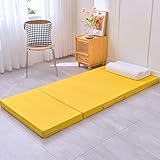 VISEKA Klappbare Matratze 2' Atmungsaktiv Hohe Dichte Memory-Schaum Matratzen-Auflage, Tragbar Zusammenklappbar Sofa Gästebett mit Abnehmbarem Bezug (Color : Style3, Size : 150 * 200 * 5cm)