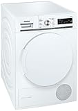 Siemens iQ700 WT44W5W0 iSensoric Premium Wärmepumpentrockner / A+++ / 8 kg / Großes Display mit Endezeitvorwahl / Selbstreinigungs-Automatik