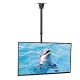 Suptek TV Deckenhalterung Für 26-55 Zoll LCD LED Plasma Flachbildschirme höhenverstellbar mit Neigungs und Schwenkbewegung MC4602