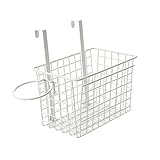 Cabilock Wandregal Schminktisch-Aufbewahrungsorganisator Wandregale Zur Aufbewahrung Von Glätteisen Korb Badezimmer-Wandregal Lockenstab-Halter Aufbewahrungsregal