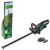 Bosch Akku-Heckenschneider UniversalHedgeCut 18V-50 (1x Akku 2,5 Ah, 18 Volt System, bürstenloser Motor, Klingenlänge: 50 cm, in Kartonverpackung)