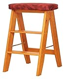 Schuhschrank Klappbare tragbare Leiter Tritthocker Klapphochstuhl Treppenstuhl Sitze Trittleiter Massivholz Faltbare Regal Schuhbank Haushalt Küche Indoor Ascend Einfache Höhe 60 cm/a (Farbe: B