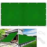 Sonnensegel, Sonnensegel, 4 x 5 m, rechteckiger Sonnenschutz für Terrassen im Freien, Schattiernetz für Gewächshäuser, Schutz für Außenterrassen-Schattennetz, für Garten/Pool/Terrasse/Balkon, dun