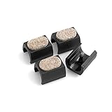 Design61 Filzgleiter 4er Set für Freischwinger Stuhlgleiter Bodenschongleiter Ø 18-20mm Silencer Möbelgleiter Klemmschalengleiter mit geräuschdämpfender Filzgleitfläche