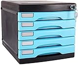 Aktenschrank 4. Etage Innovation Charmantes Design Blau Büro Datei Manager Spind Desktop Manager Home Office Möbel Bücherregal