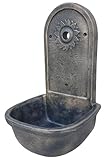 ROTO Waschbecken Sun, Garten Waschbecken, Metall, Bronze