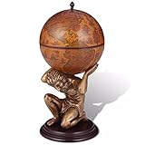 SHENGFENG Hausbar Globus Bar Atlas Minibar Retro Weltkugel Bar Tischbar 42×42×85 cm