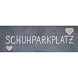 Akzente Schuhparkplatz Fußmatte 035 x 100 cm Fußabtreter Schmutzfangmatte schmal lang klein
