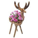 unzutreffend Produkt aus Holz. Schöne und individuelle Garten-Dekoration, HolzTier Pflanzkübel Geschenk, Holz deko Holz Pflanzkübel Blumenkasten Blumentopf Blumenkübel