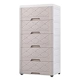 LITING lagerschrank 42cm-Schubladen-Speicher-Schrank Haushaltsumfang Kinder, Die Nachttisch-Aufbewahrungsbox Beenden (Color : Cool Grey, Size : 7 Layers)