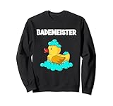 Quietscheente Badeente Rettungsschwimmer Bademeister Sweatshirt