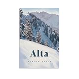 ONOTIO Aita Albion Waschbecken, Vintage-Reiseposter, Berge, 40 x 60 cm, Wandkunstdruck, Leinwand, Kunst, Poster, modernes Familien-Schlafzimmer, Dekor-Poster