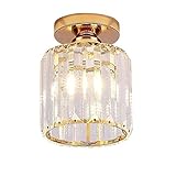 ZYDTRIP Kristallleuchter, moderne Kristalldeckenleuchte, Deckenlampe für Flur, Schlafzimmer, Küche, Restaurant