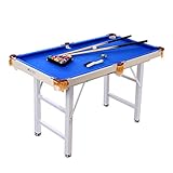 FBITE Billard-Billardtisch, komplettes Spielset, Tischspiel für Kinder und Erwachsene mit Cues-Ballbürste im Lieferumfang enthalten, Indoor-Outdoor-Spiel, Kinderschlafzimmer, Spielzimmer