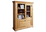 Woodroom Visby Sideboard Kommode Anrichte Schrank, Holz, Eichefarben, 108x152x42 cm