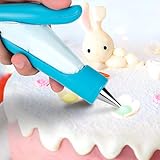 Ohok Dekorationsstift Set, Garnierspritzen Kuchen Dekorationsstift Spritzbeutel Edelstahl Düsen Sahnespritze Torten Dekoration Set Modellierwerkzeug für Pralinen, Keksen und Torten Kuchen Deko