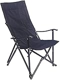 Tragbarer Strandstuhl aus Aluminiumlegierung, Outdoor-Armlehnen-Angelhocker für Camping, Freizeit und Grillen