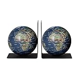 EMFORM Bookglobe Buchstützen-Set Globus Weltkugel abnehmbar in versch. Varianten Physical