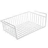 SIDCO Hängekorb Schrankkorb Metall Regalkorb Aufbewahrungskorb Organizer Körbchen 40 cm