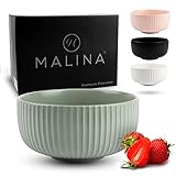 MALINA Bowl Schüssel, Müslischalen set, 4 x 750 ml, Keramik Schüssel, Suppenschalen Groß, Müslischale Groß, Salatschüssel Set, Ramen, Schalen Set, Pastello Veneziano