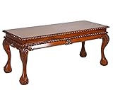 Couchtisch massiv Mahagoni Holztisch Sofatisch Massivholz Kolonialstil 120cm mar213 Palazzo Exklusiv