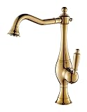 Einloch-Einhandgriff Badezimmer Waschbecken Wasserhahn Hebel Küche Spüle Mischbatterie Wasserhahn Feuchte Bar Waschbecken Wasserhahn