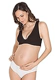 RelaxMaternity 5711 (Schwarz, S) Still-BH mit Milchfasern