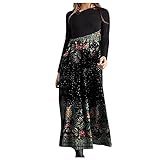 RöCke Damen Boho Kleid Elegante Kleider Mini RöCke Kleider Damen Damen Kleider Elegant Schwarz M
