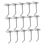 Cabilock 20 Stück Öffnungshaken Robuste Kleiderbügel L-Halterungen Robuste Herz-Kleiderbügel Stecktafel-Aufhänger Stecktafel-Haken Organizer-Set Wand-Stecktafel-Halter