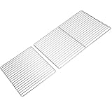 TIYGHI Grillroste Barbecue Net Edelstahl Rechteckige quadratische Dachgitter Grid Mesh Tools Outdoor-Zubehör mit Griff