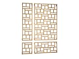 robinia-pro Wand-SPALIER Japanese aus Robinienholz - B 42 cm, H 192 cm (Rankgitter, Spalier, Wandspalier, Rankgerüst, Rosenspalier, Himbeerspalier, Robinie, Holz)
