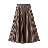 Mesh Layered Midi Unregelmäßiger Tüllrock Damen Sommer Hohe Taille Up Party Petticoat Rock Eleganter Midirock Minirock Blau