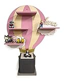 DRYSSON DIY Heissluftballon Regal mit Wunschname passend für die TonieBox und Tonie Box Figuren Ballon Kinderzimmer Tonieboxregal Jungen Mädchen Wandregal Tonibox