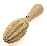 EFO Zitronenpresse Holz – Saftpresse – Zitrusfruchtpresse - Stabiller Griff Holz Quetscher –– Orangensaftpresse - Handpresse – Entsafter – Holzpresse – Fruchtsaftpresse - Obstpresse – Manuelle Zitruspresse/Limettenpresse