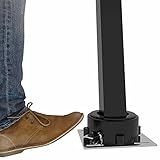 Standmarkise Einziehbar Handbetrieben, SHUJING Sichtschutz Balkon, Balkon Markise, Seitenmarkise, Klemmmarkise, Sonnenvorhang, Balkonmarkisen, 300x250 cm Gelb/Weiß