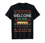 Recovery Ugly Christmas Design Willkommen Zuhause Besprechungstisch T-Shirt