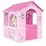 Chicos - Pink Princess Kinderhaus, geeignet für den Innen- und Außenbereich, inklusive Aufkleber zur Dekoration, aus robustem und langlebigem Kunststoff, Rosa (89613)