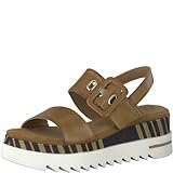 Marco Tozzi Damen 2-2-88700-28 Flache Sandale, Cognac Antic, 39 EU