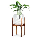 Pflanzenständer (Plant Stand)ML OHNE Übertopf - Blumenständer Holz aus nachhaltiger Akazie- Pflanzenhocker - Pflanzenständer aus Holz - Blumentopf Ständer - zeitloser Blumenhocker aus Holz