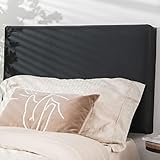 LIFEZEAL Bett Kopfteil Gepolstert, Wandkissen 88x53x7cm, Kopfteilbezug für Einzelbett, Wandkissen mit Polyester Oberfläche, Bettkopfteil mit Wandmontage, Polsterpaneel für Schlafzimmer